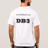 db3-vanilla t-shirt (Achterkant)