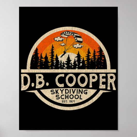 DB Cooper Classic Poster (Voorkant)