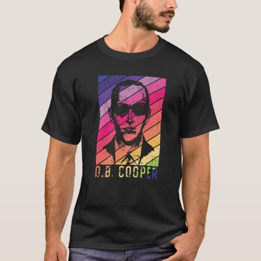 Db Cooper Rainbow 1971 Skyjacking Heist Hi T-shirt (Voorkant)