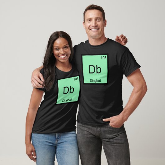 Db - Dingbat Chemistry Element Symbol Funny T-shir T-shirt (Unisex)