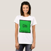 Db - Dragonborn T-shirt symbole d'élément de chimi (Devant entier)