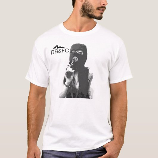 DB&FC SKI MASK T-SHIRT (Voorkant)
