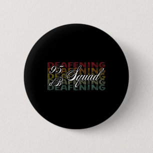 DB Squad Hand Gebarentaal Gehoorverlies Bewustzijn Ronde Button 5,7 Cm