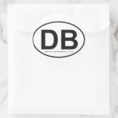 DB-Stickers Ronde Sticker (Tas)