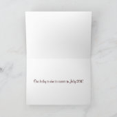 DBG© Faire-part de chaussures pour bébés (Intérieur)