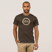 dbk logo bruin t-shirt (Voorkant volledig)