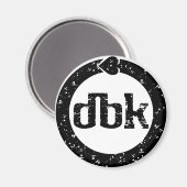 DBK-ronde Magneet (Voorkant / Achterkant)