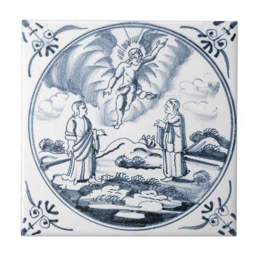 DBT14 Biblical Design Ceramic Tile Tegeltje (Voorkant)