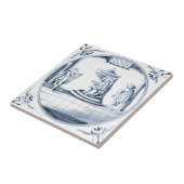 DBT16 Biblical Design Ceramic Tile Tegeltje (Zijkant)