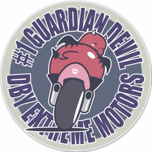 DBY Extreme Motors Sticker (Voorkant)