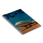 DC10-vliegtuigLaptop Notitieboek (Rechterzijde)