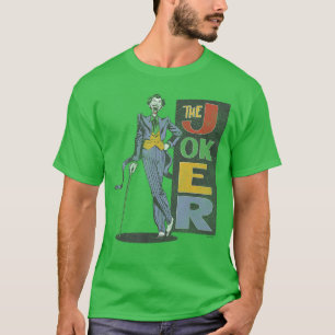 DC Comics Batman The Joker Lachend Vintage Stijl D T-shirt