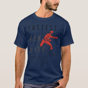 DC Comics Vaderdag Flash Snelste Man Alive koel T-shirt