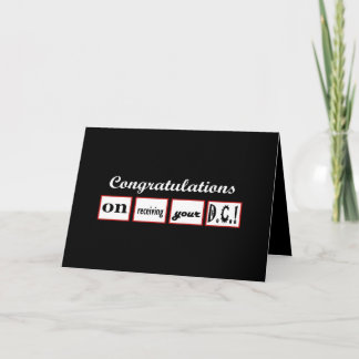 DC-graad - AANGEPASTE NAAM - Gefeliciteerd Kaart