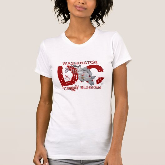 DC in rood T-shirt (Voorkant)