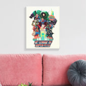 DC League of Super-Pets Battle for Metropolis Canvas Afdruk (Insitu (Woonkamer))