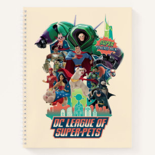 DC League of Super-Pets Battle for Metropolis Notitieboek