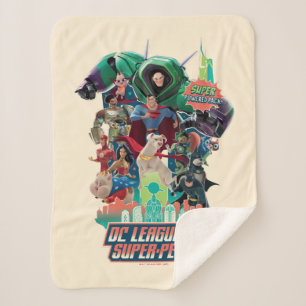 DC League of Super-Pets Battle for Metropolis Sherpa Deken