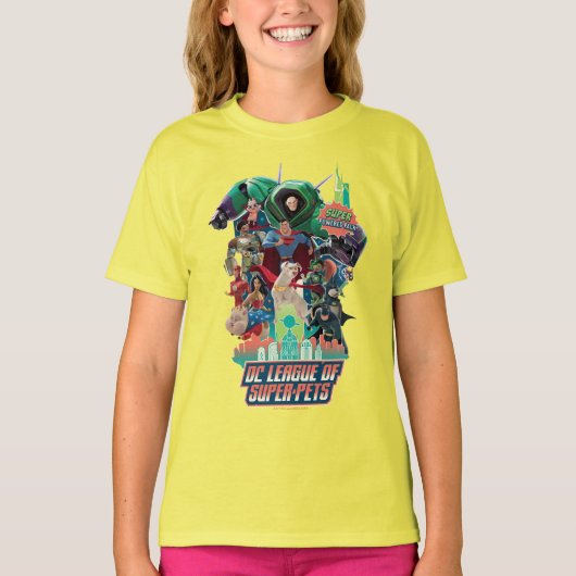 DC League of Super-Pets Battle for Metropolis T-shirt (Voorkant)