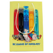 DC League of Super-Pets Metropolis Towers Medium Cadeauzakje (Voorkant)