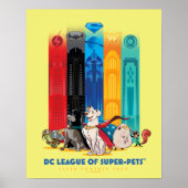 DC League of Super-Pets Metropolis Towers Poster (Voorkant)