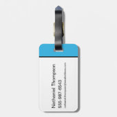 DC-liga van superpanelen Bagagelabel (Achterkant verticaal)