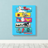 DC-liga van superpanelen Canvas Afdruk (Insitu (Houten vloer))