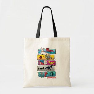 DC-liga van superpanelen Tote Bag