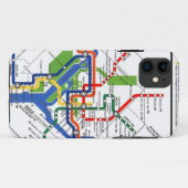 DC-metro Case-Mate iPhone Case (Achterkant (horizontaal))