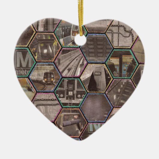 DC-metro Keramisch Ornament (Voorkant)