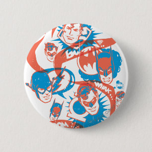 DC-originelen - Logo Burst Ronde Button 5,7 Cm
