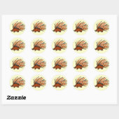 DC- Porcupine Ronde Stickers (Vel)