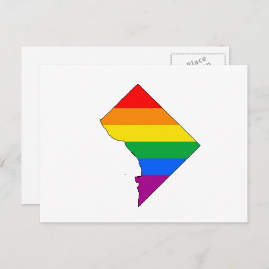 DC PRIDE BRIEFKAART (Voorkant / Achterkant)