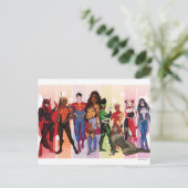 DC Pride Comic Hoesje 2022 Variant Briefkaart (Staand voorkant)