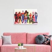 DC Pride Comic Hoesje 2022 Variant Canvas Afdruk (Insitu (Woonkamer))