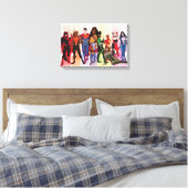 DC Pride Comic Hoesje 2022 Variant Canvas Afdruk (Insitu (Slaapkamer))