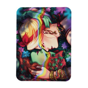 DC Pride Harley Quinn en Poison Ivy Comic Hoesje Magneet