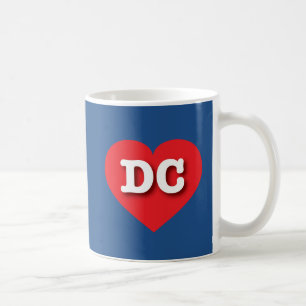 DC Red Heart - Ik hou van DC Koffiemok