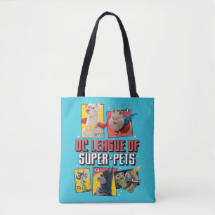 DC-reeks van Super-Pets-tekenpanelen Draagtas