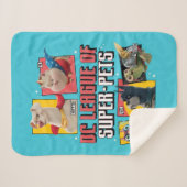DC-reeks van Super-Pets-tekenpanelen Sherpa Deken (Voorkant (horizontaal))