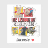 DC-reeks van Super-Pets-tekenpanelen Sticker (Vel)