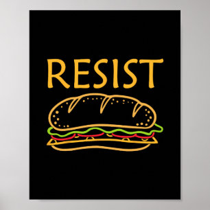 Dc Sandwich Man Weerstaat Sandwich Werper Anti-ijs Poster