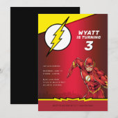 DC-strips - De Flash | Geboortedag Kaart (Voorkant / Achterkant)