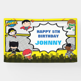 DC-strips Justice League - Chibi Birthday Spandoek