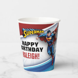 DC-strips | Superman - Birthday  Papieren Bekers