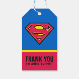 DC-strips   Superman   Klassieke Logo Cadeaulabel