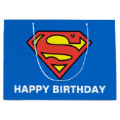 DC-strips | Superman | Klassieke Logo Large Cadeautasje (Voorkant)