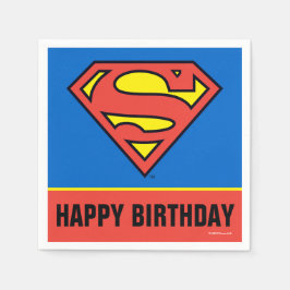 DC-strips | Superman | Klassieke Logo Servetten