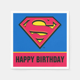 DC-strips | Superman | Klassieke Logo Servetten