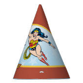 DC-strips | Woeddag Wonder Woman Feesthoedjes (Rechts)